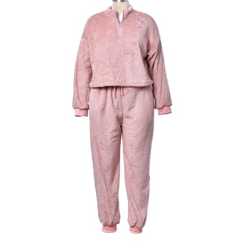 Damen loungewear set rosa - set,