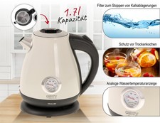 Camry CR 1344c Wasserkocher 1,7 Liter creme DELLE AM RAND