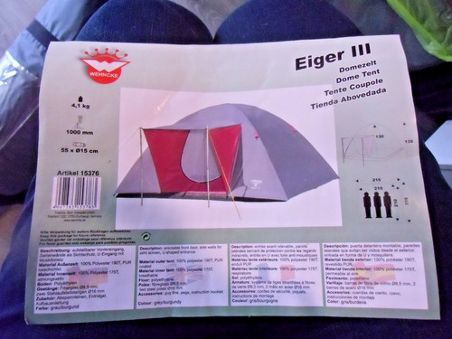 Wehncke kuppelzelt eiger iii - kuppelzelt,