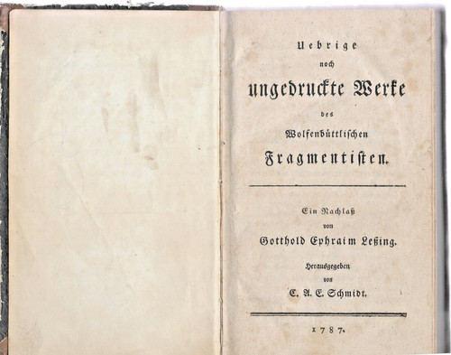 Gotthold ephraim lessing - gotthold,