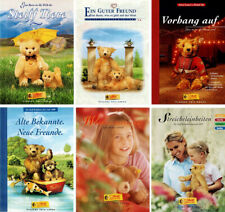 sechs Prospekte Steiff-Tiere