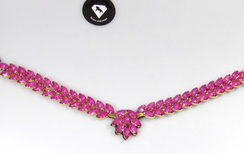 Stirnriemen kette diadem - diadem, pink