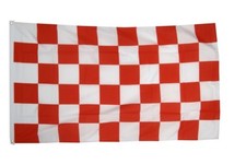 Karo Rot-Weiß Hissflagge rot