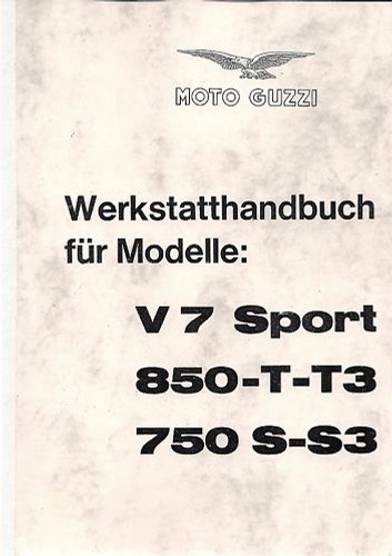 Moto guzzi werkstatthandbuch - moto, /