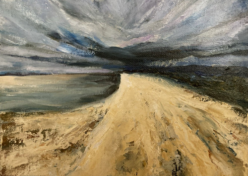 Stimmungsvolle meer und - stimmungsvolle, strand