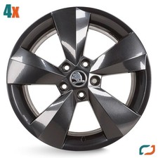 4x Original Skoda KODIAQ NS6 Alufelgen 6,5x 17 Zoll ET38 Felgen 5x112 565601025J