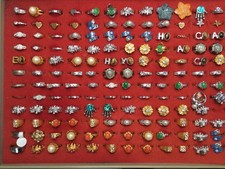 Schmuck Konvolut  Ringe Modeschmuck 144 Stücke