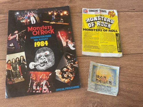 Monsters rock programme - monsters,
