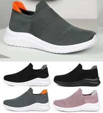 Unisex Sneaker Sportschuhe Slip-In Memory Foam Bequem Alltag Damen Herren