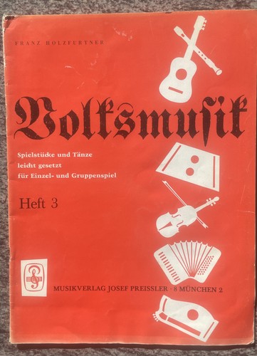 Notenheft volksmusik franz - volksmusik,