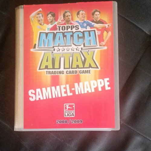 Topps match attax - attax, sammel-mappe