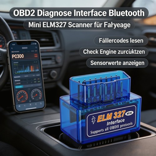 Mini elm327 bluetooth obd2 - bluetooth,