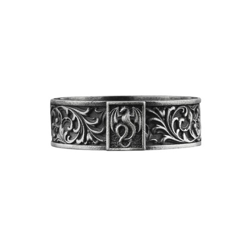 Fliegender drache band ring - band,