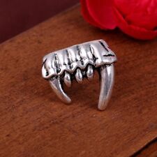 3D Edelstahl Ring Reißzähne