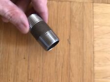 Temperguß Rohrdoppelnippel Schwarz Rohrnippel Rohr für Fitting 50mm 3/4 Zoll