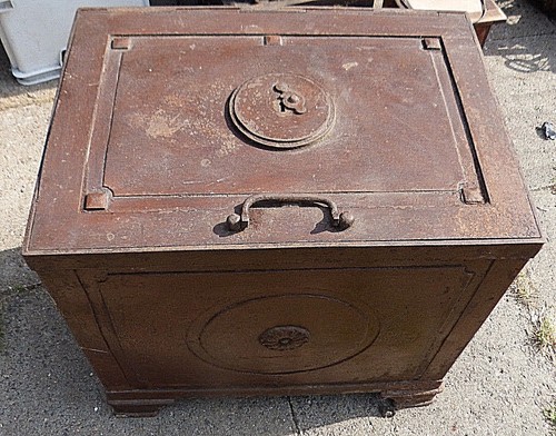Antiker tresor geldschrank - -,