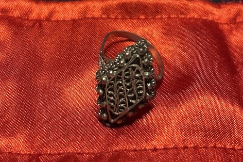 900er silber ring siegelring - 900er,