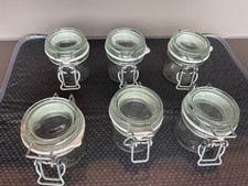 Vorratsgläser mit Bügelverschluß aus Glas 100ml Höhe 7,5 cm