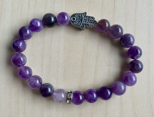 Amethyst edelstein armband - amethyst,
