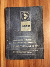 Betriebsanweisung MZ Motorräder TS 125 150 250/1 VEB DDR GDR IFA