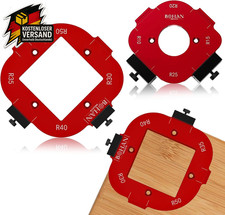 Eckradius Frässchablone