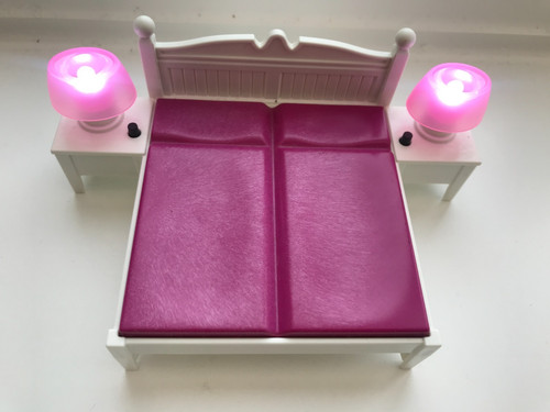 Playmobil bett mit - bett,