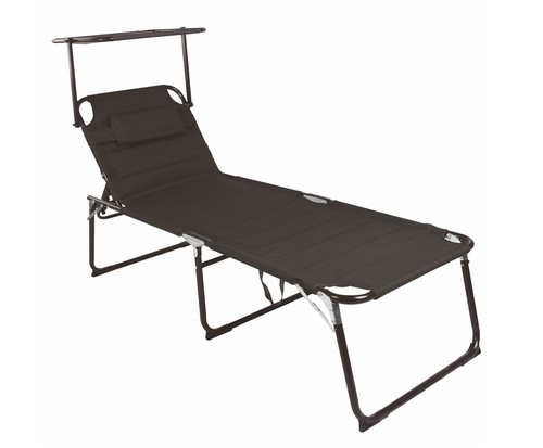 Alu gartenliege xxl mit sonnen - gartenliege,