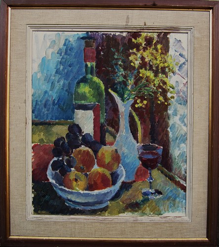 Stillleben mit obstschale - stillleben,