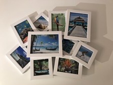 Bilderrahmen 10 Fotos weiß Foto-Collage Hoch-Querformat inkl.10 Bilder+Geschenke