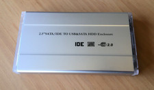 "ATA"" 2,5" SATA/IDE TO USB&SATA FESTPLATTENGEHÄUSE MIT HÜLLE ABER OHNE KABEL"