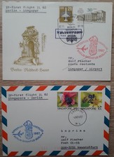 1987 Interflug Erstflug mit IL 62 Berlin-Singapur-Berlin