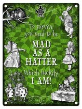 Mad als Ein Hutmacher Alice Im