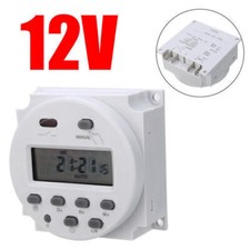 Digital LCD Zeitschaltuhr programmierbar Timer Zeit Relais 12V AC/DC 16A TOP