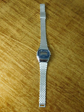 Armbanduhr, Retro 80er Edelstahl Armband, Digitaluhr, Länge 19,5 cm
