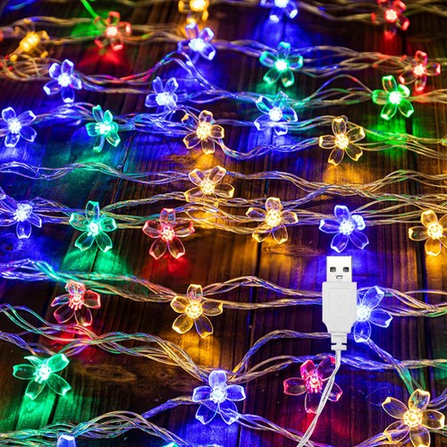 Lichterkette led kirschblüten - led,