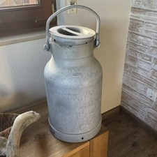 Große Vintage Milchkanne BLANCO 1343 ca. 47x28cm Mit Deckel & Griff