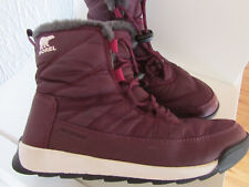 SOREL  Stiefelette WATERPROOF Winter  Boots 38 37,5  aubergine sehr gut erhalten