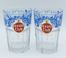 2x Havana Club Glas Fan Edition Blau Longdrink Set 340ml Tumbler Motiv