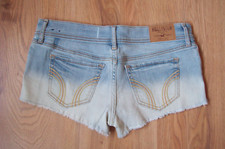 HOLLISTER?JEANS SHORTS HOTPANTS 1 W25 XS USED BATIK LOOK only girl TOP NEUw