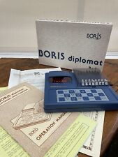 Vintage Boris Diplomat Bd-1 blaue LED elektronisches Schach