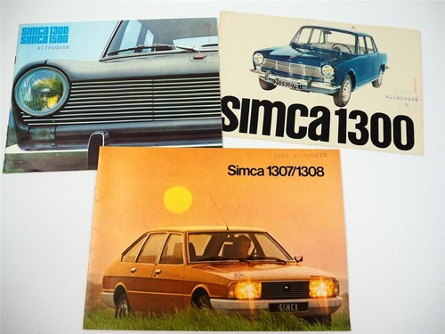 Simca 1300 1307 - 1308, 3x