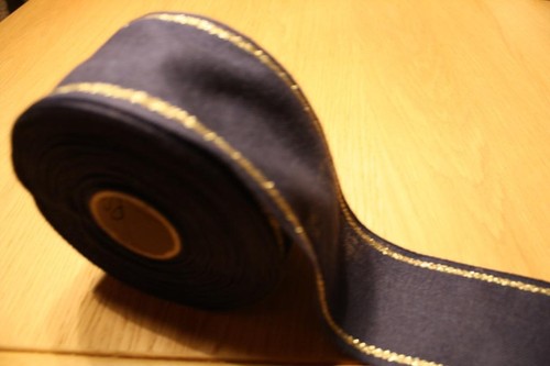 Leinenband dunkelblau 7 cm - leinenband,, dunkelblau,