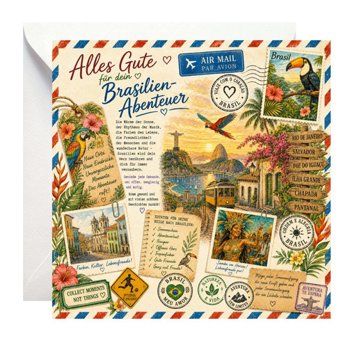 Brasilien karte geschenk - –,