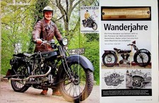 Motorrad Classic 1732) Wanderer Typ 5,4 PS in einer seltenen Vorstellung auf 4 S