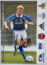 Ingo Anderbrügge Schalke 04 handsignierte Autogrammkarte AK 1999-00 Eurofighter