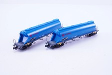 (RBT217) Fleischmann 849007 Wagen-Set Staubsilowagen der Ermewa, DC, N, OVP