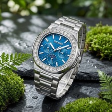 Elegante armbanduhr quarz mit - elegante,