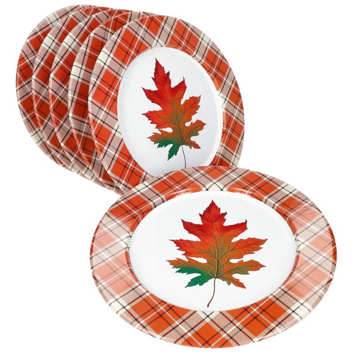 Platzteller herbstblatt - 6x,