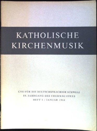 Der kirchenchorsänger und - der,