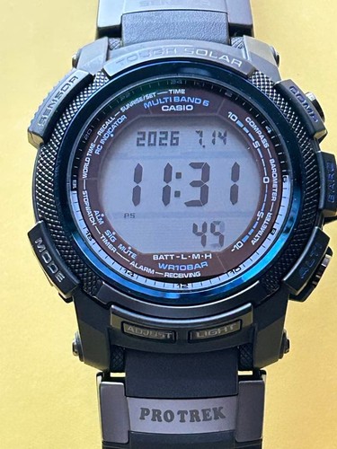 Casio pro trek funkuhr solar - casio,